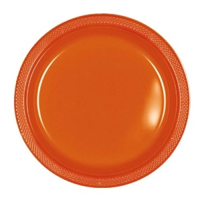 Orange Dessert Plate